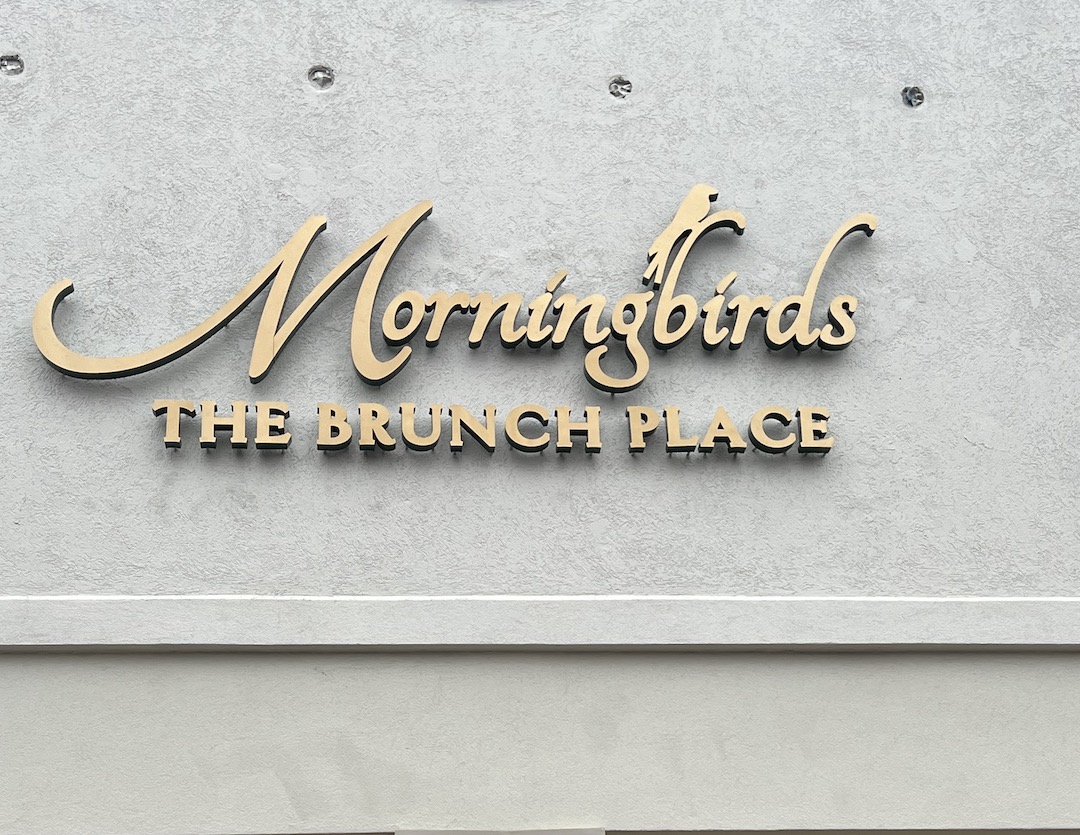 Morningbird Brunch place sign Georgia