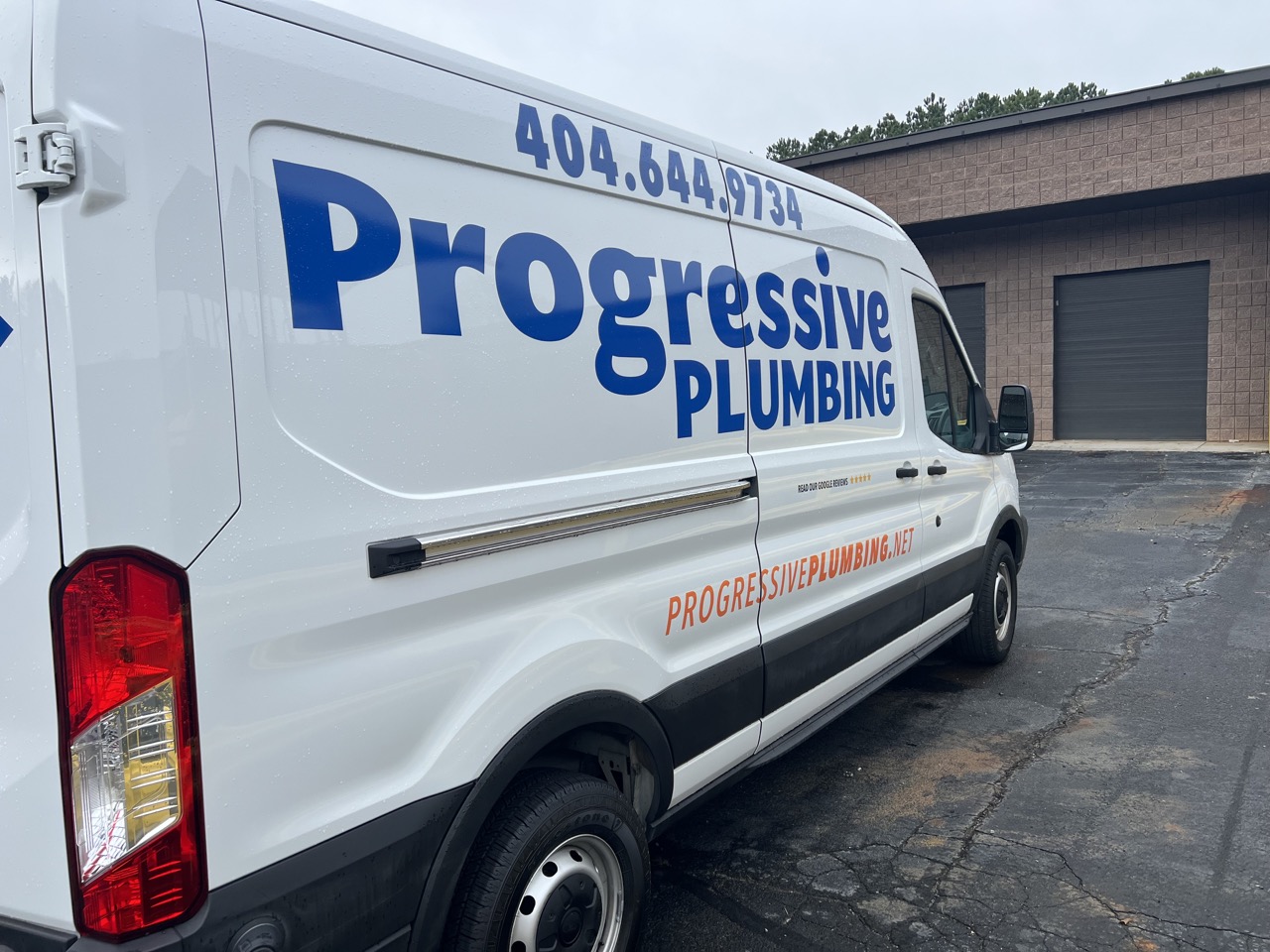 van wrap for plumber in Georgia