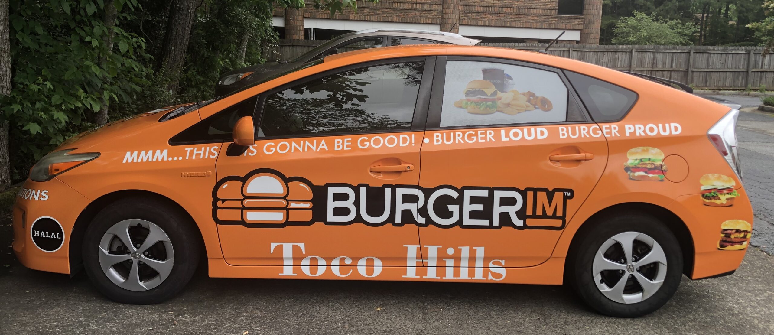 car wrap for burger restaurant in Georgia