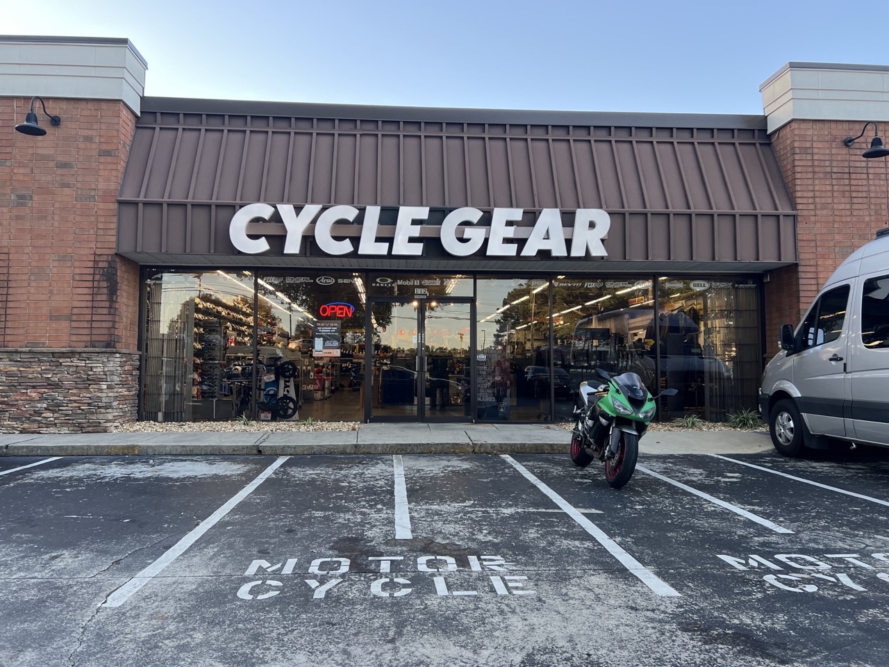 Cycle Gear channel letters sign in Roswell, GA