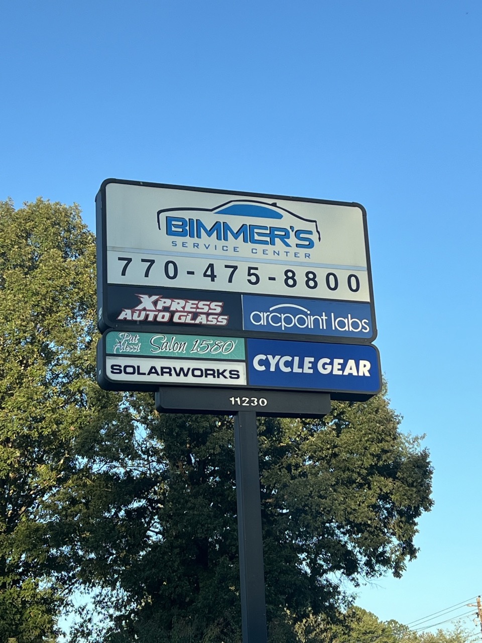 Cycle Gear pylon sign in Roswell, GA