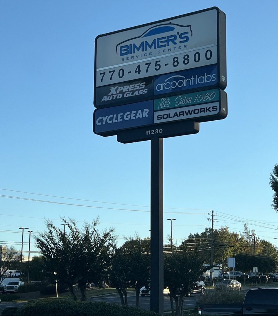 Cycle Gear pylon sign in Roswell, GA