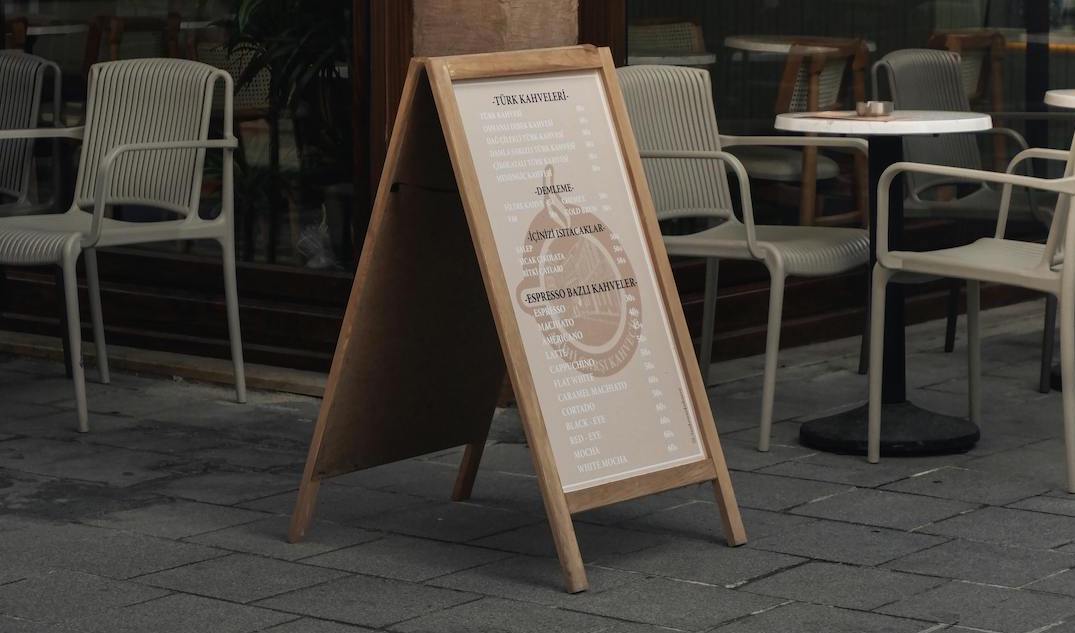 sandwich board